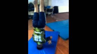 Invertida con parada de mano