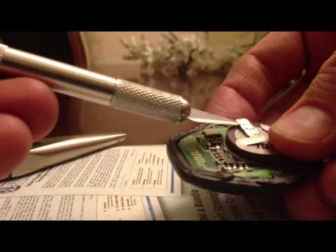 How to Change key battery of a 2004 BMW 325xi