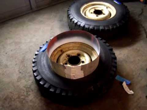 How to spray paint onto tires for fake whitewalls on a tire or mask off rims wheels for painting