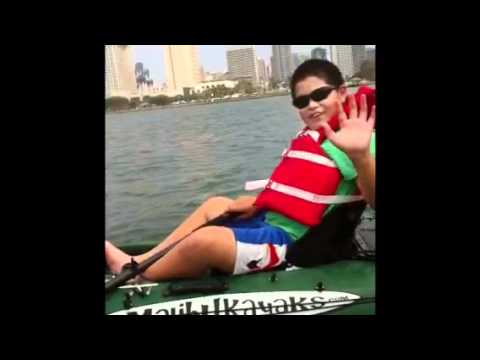 First time kayak fishing, ended up jus kayakin