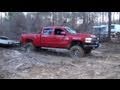 LIFTED CHEVY DURAMAX, FORD POWERSTROKE, MUD TRUCKS at RIVER RUN!!