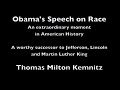 Obama's speech on Race