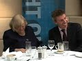 Anne Widdecombe  cracks up on Telegraph TV