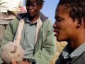 a guided walk with the kalahari bushmen.