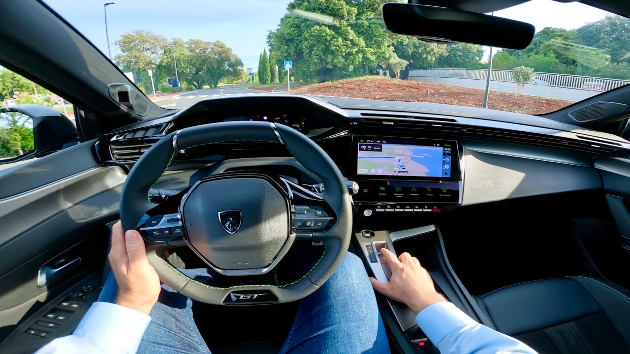 New PEUGEOT 408 FACELIFT 2026 - POV test drive (HYBRID 145)