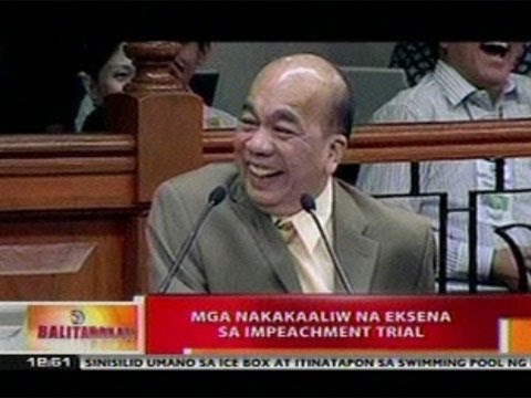 BT: Mga nakakaaliw na eksena sa impeachment trial