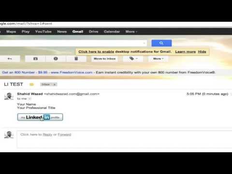 how to provide your linkedin url