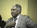 in 1990, outstanding actors, ruby dee and ossie davis visited fort wayne, in to celebrate the gingerbread house preshcool center.
