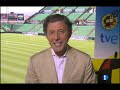 Rafa gana a Monfils y un espontáneo salta a la pista. rtve