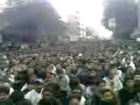 Protest before Namaz-e-Janaza - Karachi Juloos Bomb Blast 1