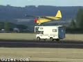 airplane landing on shortest runway