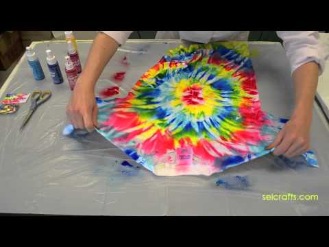 how to quickly dry a tie dye shirt