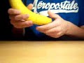 The fastest way to peel a banana