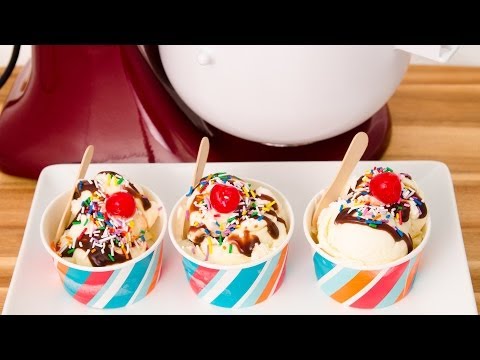 how to attach ice cream maker to kitchenaid