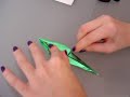 Video-Aula: como fazer um passarinho de origami(tsuru)