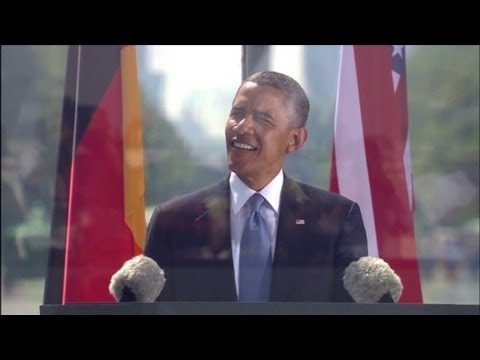 nuclear - President Obama speaks out against nuclear weapons while at the Brandenburg Gate in Berlin. For more CNN videos, visit our site at http://www.cnn.com/video/
