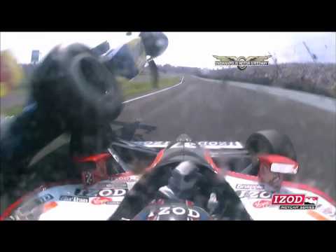 Bizarre crash in Indy 500