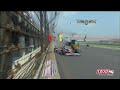 IZOD IndyCar Series driver, Ryan Hunter-Reay gives a post-race interview about the final lap incident that involved Mike Conway and himself.
