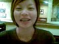 Telling a funny story with my mouth full