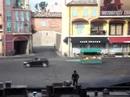 car and motorcylce stunt show at Disney/MGM Studios