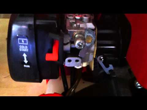 how to adjust carburetor on echo pb-250 blower