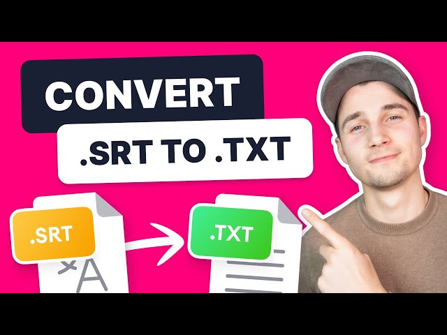 VTT to Text Automatic Subtitle Converter