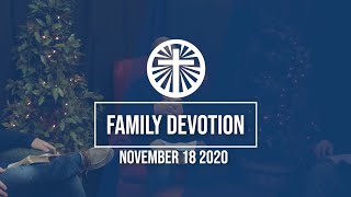 Family Devotion November 18 2020