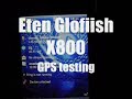 Eten Glofiish x800 GPS test