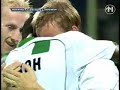 Fiorentina-FC Groningen: doelpunt Nevland Fiorentina-FC Groningen: doelpunt Nevland