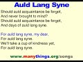 Auld Lang Syne (Learn a Song Podcast) for New Year\ Auld Lang Syne (Learn a Song Podcast) for New Year\