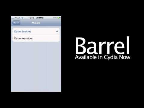 Barrel: añade efecto cubo a la transición entre páginas (Cydia) 0 Barrel: añade efecto cubo a la transición entre páginas (Cydia)