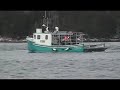 Lobster Boat Hauling Traps