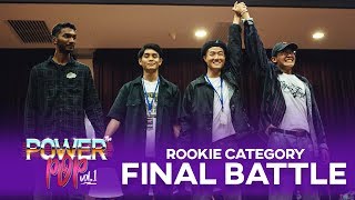 Hafiz vs Ryan – Power Pop Vol.1  Rookie Category Final Battle