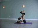 Partner Yoga Backward Flying with Floating Dismount Partner Yoga Backward Flying with Floating Dismount