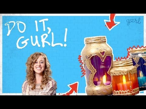 how to dye glass jars