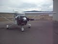 my fellow students and i doing a short ground run-up on an engine we overhauled at school, it sounds weird when i walk behind the prop, but that's just my camera.  upclose this thing sounds really nice i think.