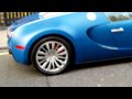 Bugatti Veyron Bleu Centenaire - London Supercars Aug 2009
