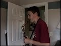 my friend playing c-jam blues, by duke ellington.

(ignore that little bit at the end ;))