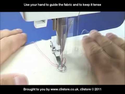 how to fit embroidery foot