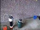 Burnable gas from water