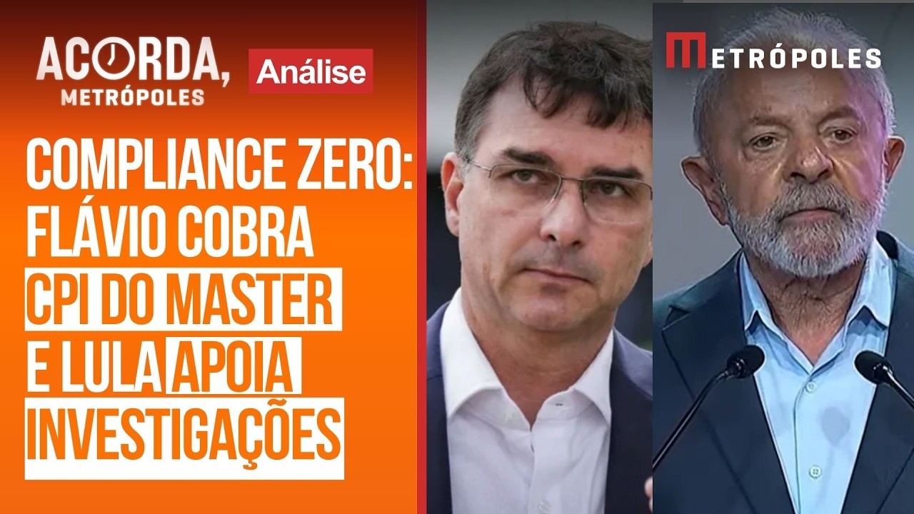 Flávio pede CPI do Master e Lula sinaliza apoio às investigações