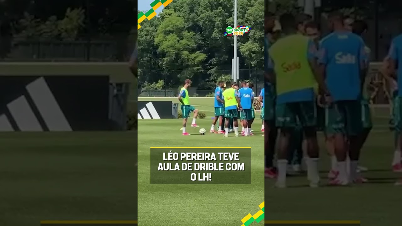 LÉO PEREIRA APROVEITOU O INÍCIO DO TREINO PRA PEGAR UMAS DICAS COM O LUIZ HENRIQUE! #shorts