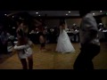 Hawaiin Dancers Teach Newly Wed Couple