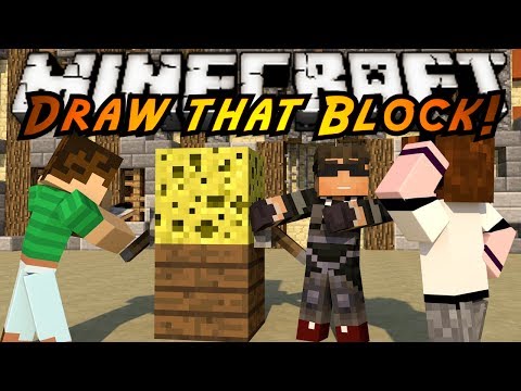 Minecraft Mini-Game : DRAW THAT THING AND STUFF