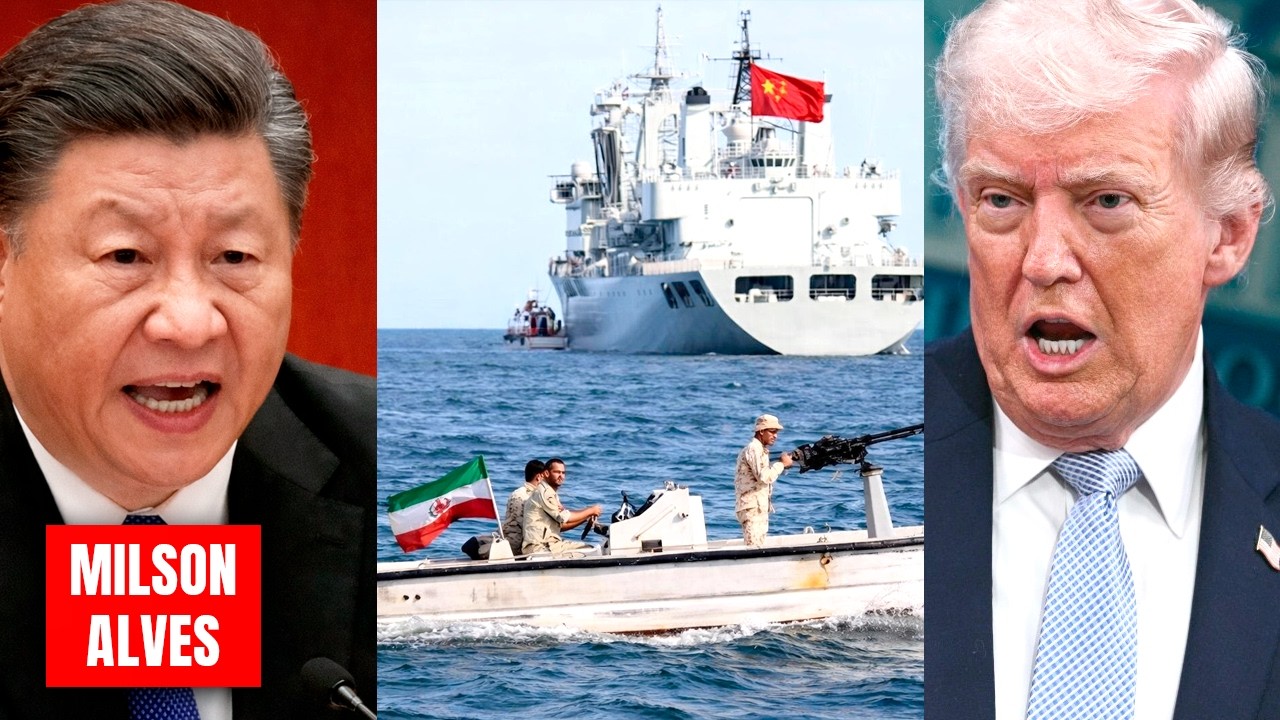 ÚLTIMAS: navios da CHINA desafiam bloqueio de TRUMP em ORMUZ