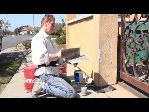 how to patch stucco