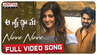 Ninne Ninne Full Video Song  Aswathama Movie  Naga