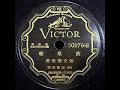wikiより。既出音源ではないと思います。昭和3年録音ver。
