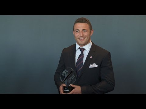 England Player Of The Year - WATCH Sam Burgess pick up his International Player of the Year award in Brisbane and hear from Slammin' Sam himself.