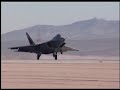 F-22 Raptor is armed with AIM-120 AMRAAMs takes off and fires the AMRAAM